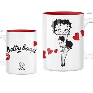 Betty Boop Red and White Mug